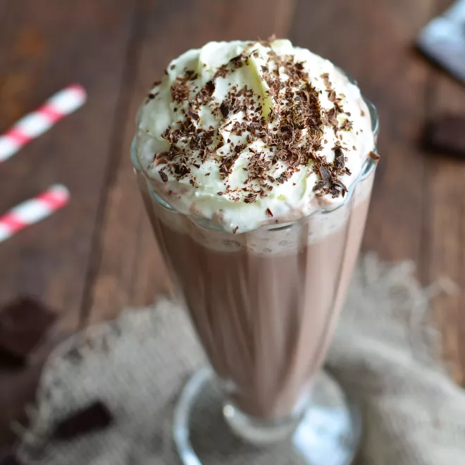 Milkshake choco-vanille